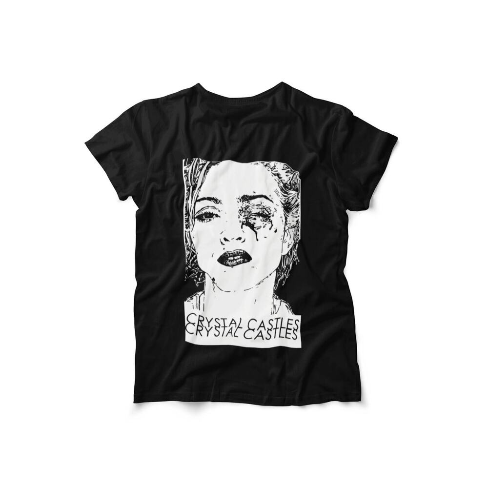 Crystal Castles Black Eye Cotton Tee Shirt